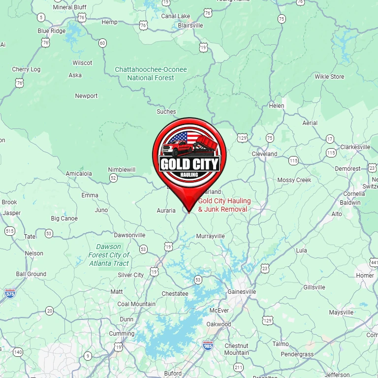 Gold City Hauling & Junk Removal map